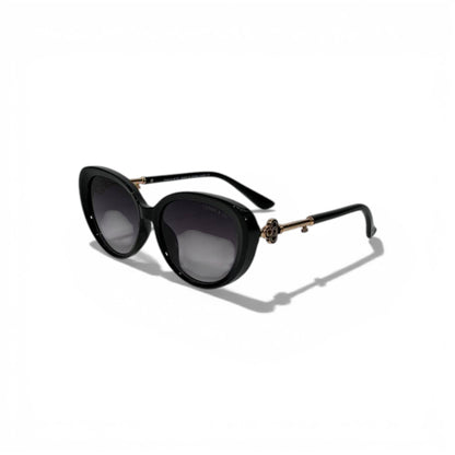 🕶️✨ Tiffany & Co. Black Oversized Sunglasses with Gold Key Detail ✨🕶️