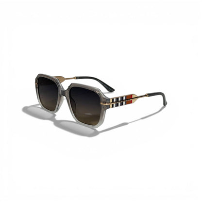 🕶️🤎 Burberry Square Sunglasses with Iconic Check Side Detail 🤎🕶️