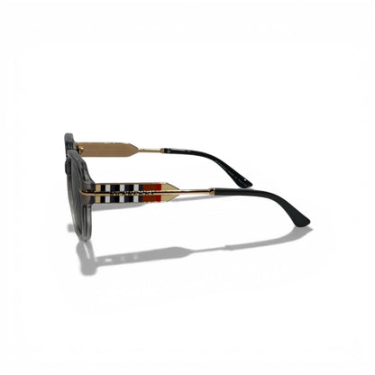🕶️🤎 Burberry Square Sunglasses with Iconic Check Side Detail 🤎🕶️