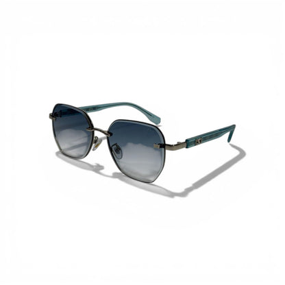 🕶️💎 Dior Square Gradient Sunglasses with Teal Temples 💎🕶️