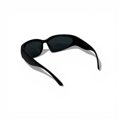 Balenciaga Wrap Sunglasses – Black Futuristic Edge 🕶️✨