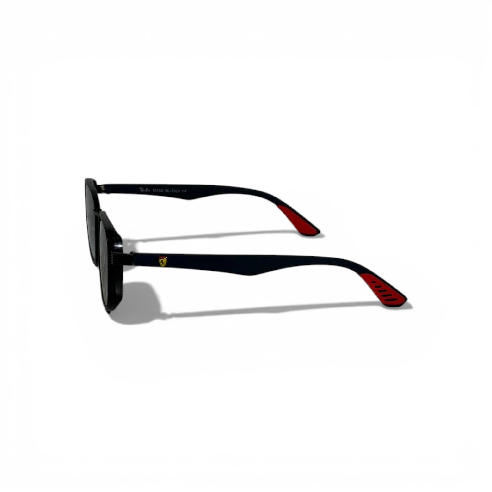 Ray-Ban × Ferrari Square Sunglasses – Black Edition 🕶️🏎️