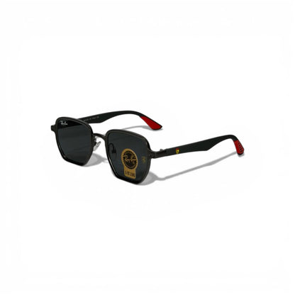 Ray-Ban Ferrari Square Polarized Sunglasses Black Sport Luxury 🖤🏎️😎