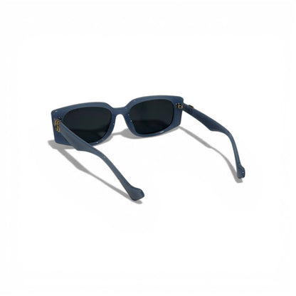 Gucci Square Sunglasses Blue Frame Dark Lenses Luxury Style 💙🕶️✨