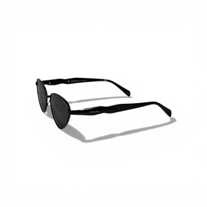 Prada Oval Sunglasses Black Frame Dark Lenses Luxury Classic 🖤🕶️✨