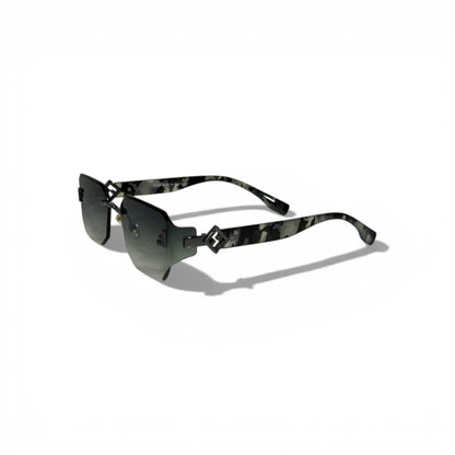 Fendi Geometric Sunglasses Gradient Lenses Luxury Statement 🕶️🖤✨