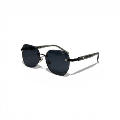 Dior Square Metal Sunglasses Dark Lens Luxury 🕶️🖤✨