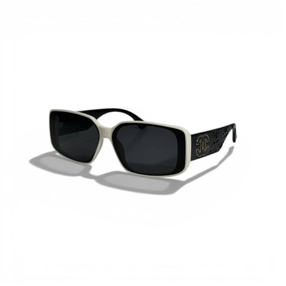 CHANEL Black & White Statement Sunglasses Iconic Luxury Look 🖤🤍✨