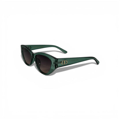 DIOR Green Transparent Signature Sunglasses – Modern Elegance 🕶️✨