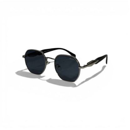 🖤 PRADA Square Sunglasses – Black Lenses & Metal Frame | Luxury Designer Eyewear 🖤