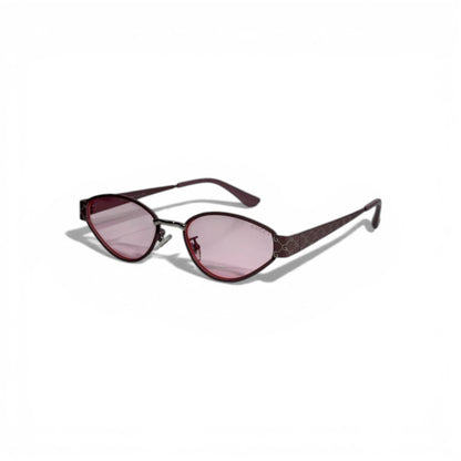💗 GUCCI Oval Sunglasses – Burgundy Frame & Pink Lenses | Luxury Designer Eyewear 💗