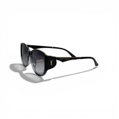 🖤 SAINT LAURENT Oversized Sunglasses – Black Frame & Grey Gradient Lenses | Luxury Designer Eyewear 🖤