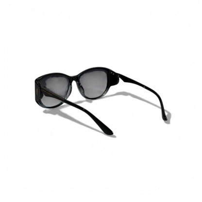 🖤 SAINT LAURENT Oversized Sunglasses – Black Frame & Grey Gradient Lenses | Luxury Designer Eyewear 🖤