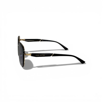 🖤 LOUIS VUITTON Square Sunglasses – Black Frame & Grey Gradient Lenses | Luxury Designer Eyewear 🖤