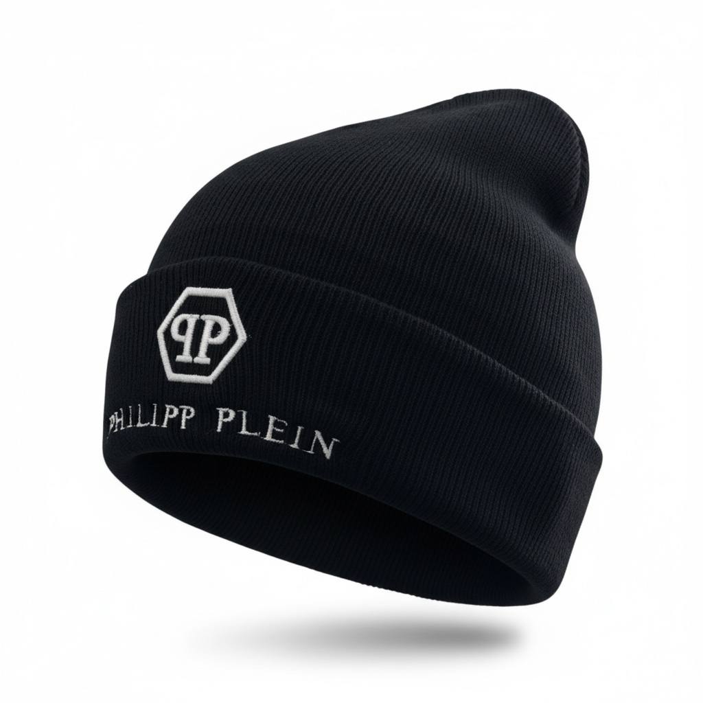 Philipp Plein Signature Knit Beanie – Luxury Winter Essential ❄️🖤