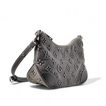 Louis Vuitton Loop Bag – Grey Monogram Denim with Leather Trim 🖤🧵
