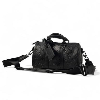 Louis Vuitton Mini Keepall – Monogram Shadow Leather 🖤✨