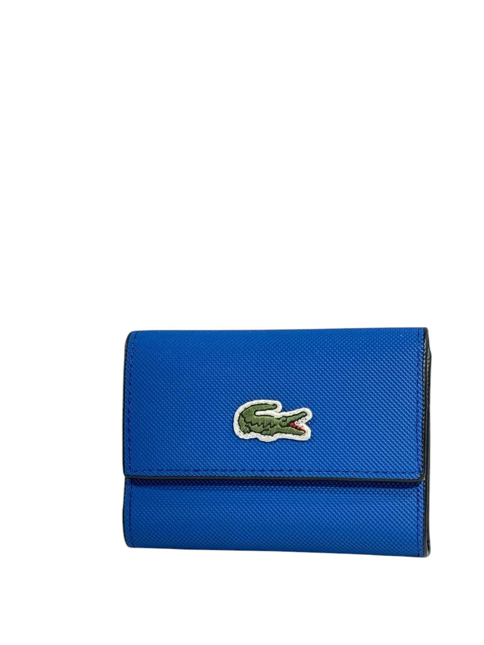 Lacoste Blue Trifold Wallet – Sporty Elegance