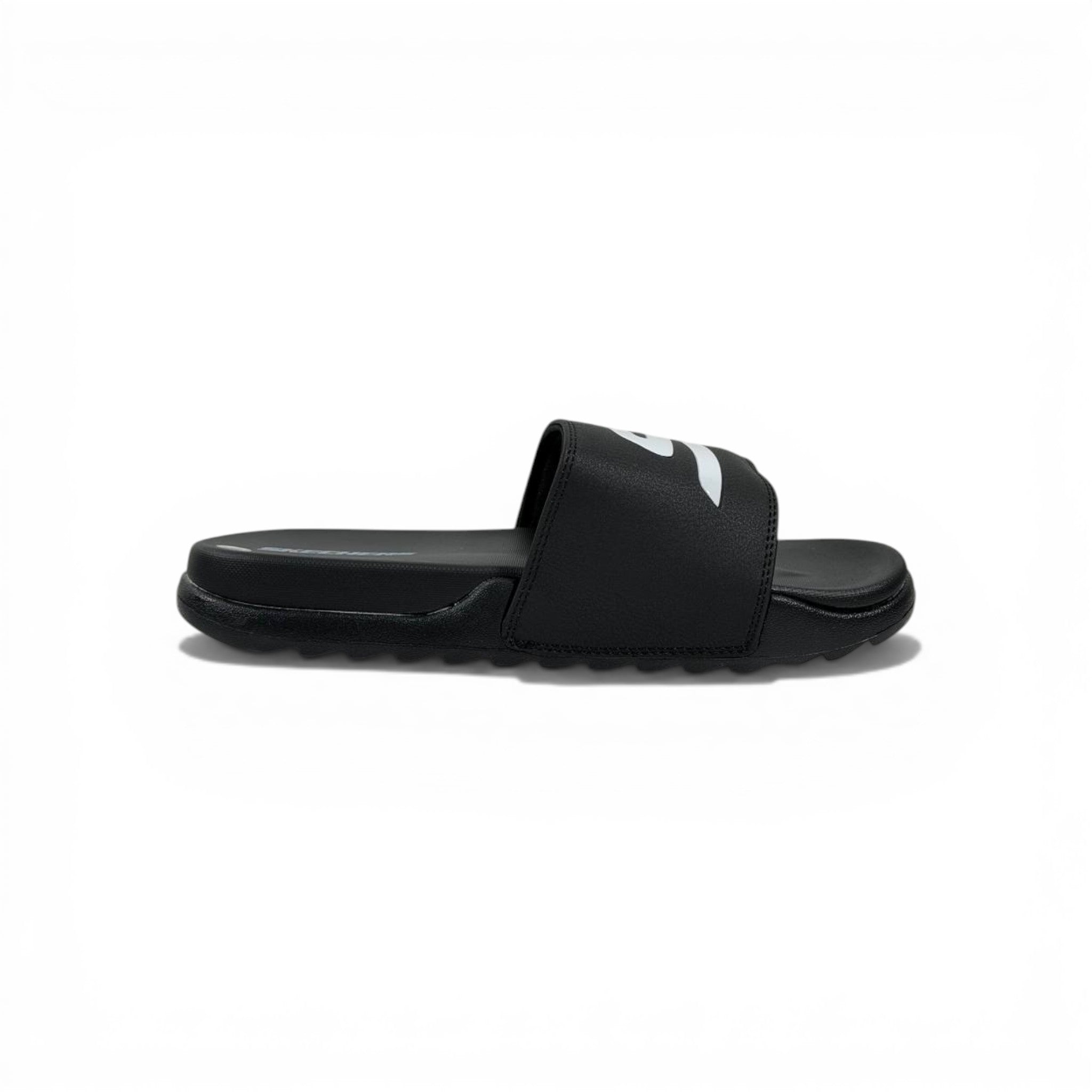 🖤⚡ Skechers Slides – Black Comfort Edition 🩴🔥