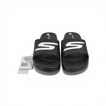 🖤⚡ Skechers Slides – Black Comfort Edition 🩴🔥