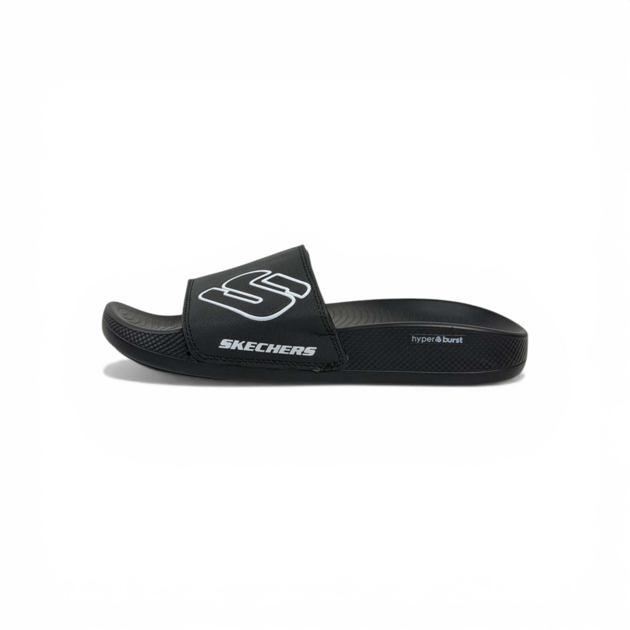 Skechers Black Slides – Next Level Comfort & Style ⚡🩴