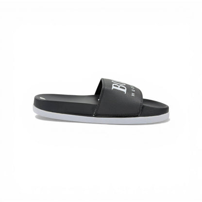 🖤 Hugo Boss Slides – Classic Black Signature Edition 🔥🩴