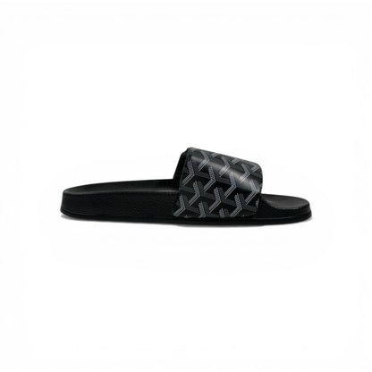 🖤✨ Goyard Pattern Slides – Monogram Luxury Edition 🔥🩴