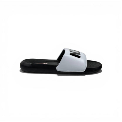 ⚪⚫ Nike Victory One Slides – White & Black Bold Edition