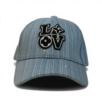 Louis Vuitton LOVE Denim Cap Sky Blue Edition 🧢💙✨
