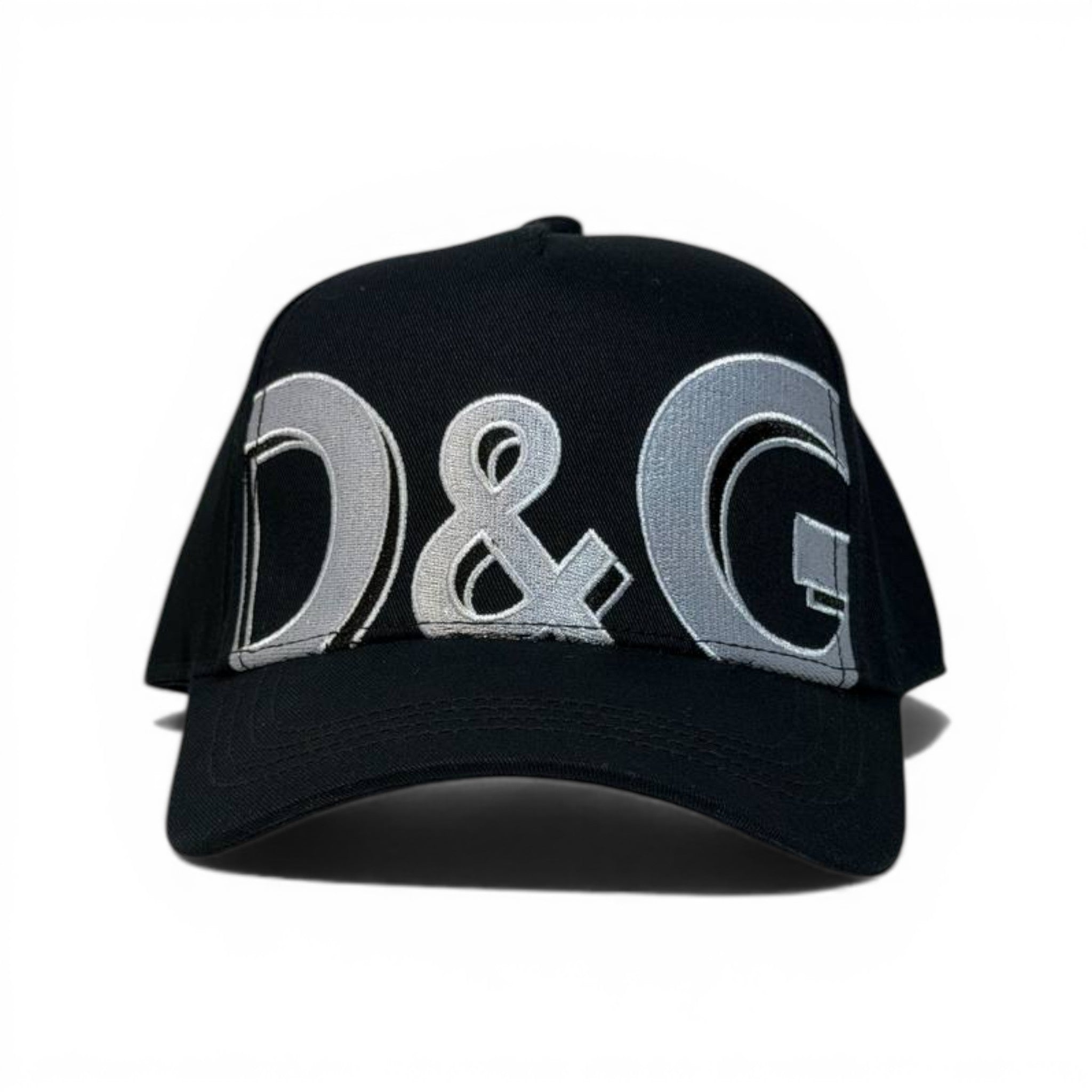 Dolce & Gabbana D&G Statement Cap Black Silver Edition 🧢🖤✨