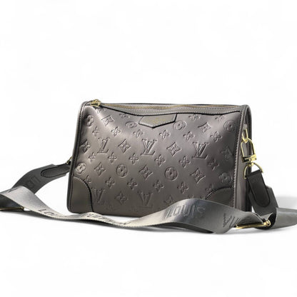 Louis Vuitton Gunmetal Monogram Crossbody Bag with Strap 💼✨