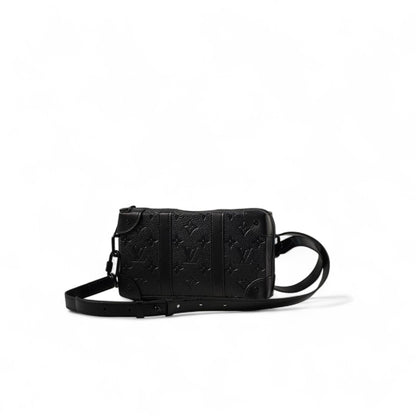 Louis Vuitton Mini Soft Trunk Black Monogram Leather Bag 🖤📦