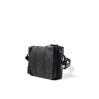Louis Vuitton Mini Soft Trunk Black Monogram Leather Bag 🖤📦