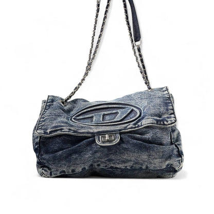 👖 Diesel Denim Chain Bag | Bold Streetwear Energy