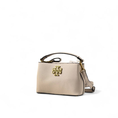 🤍 Tory Burch Cream Mini Crossbody – With Box | Timeless Charm