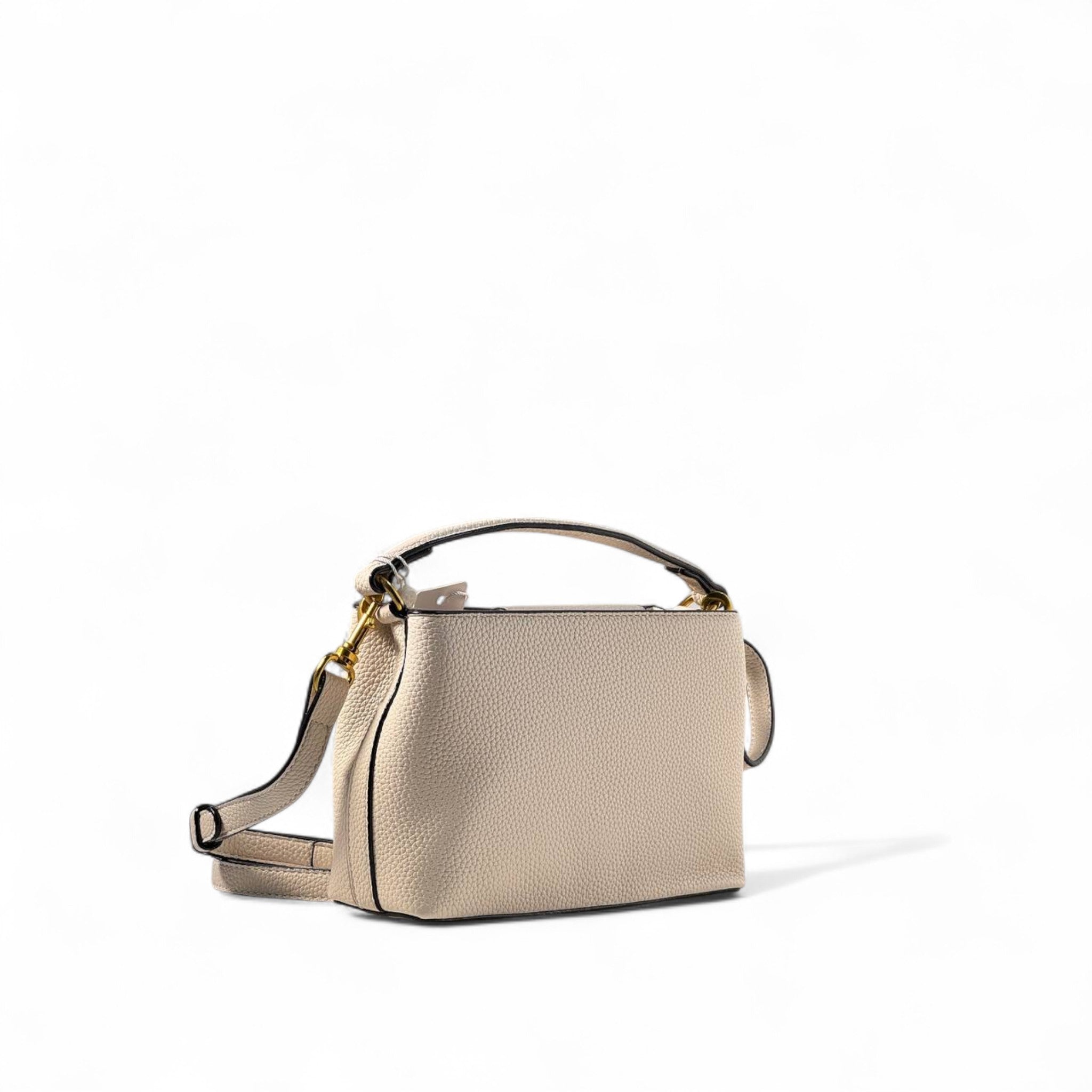 🤍 Tory Burch Cream Mini Crossbody – With Box | Timeless Charm