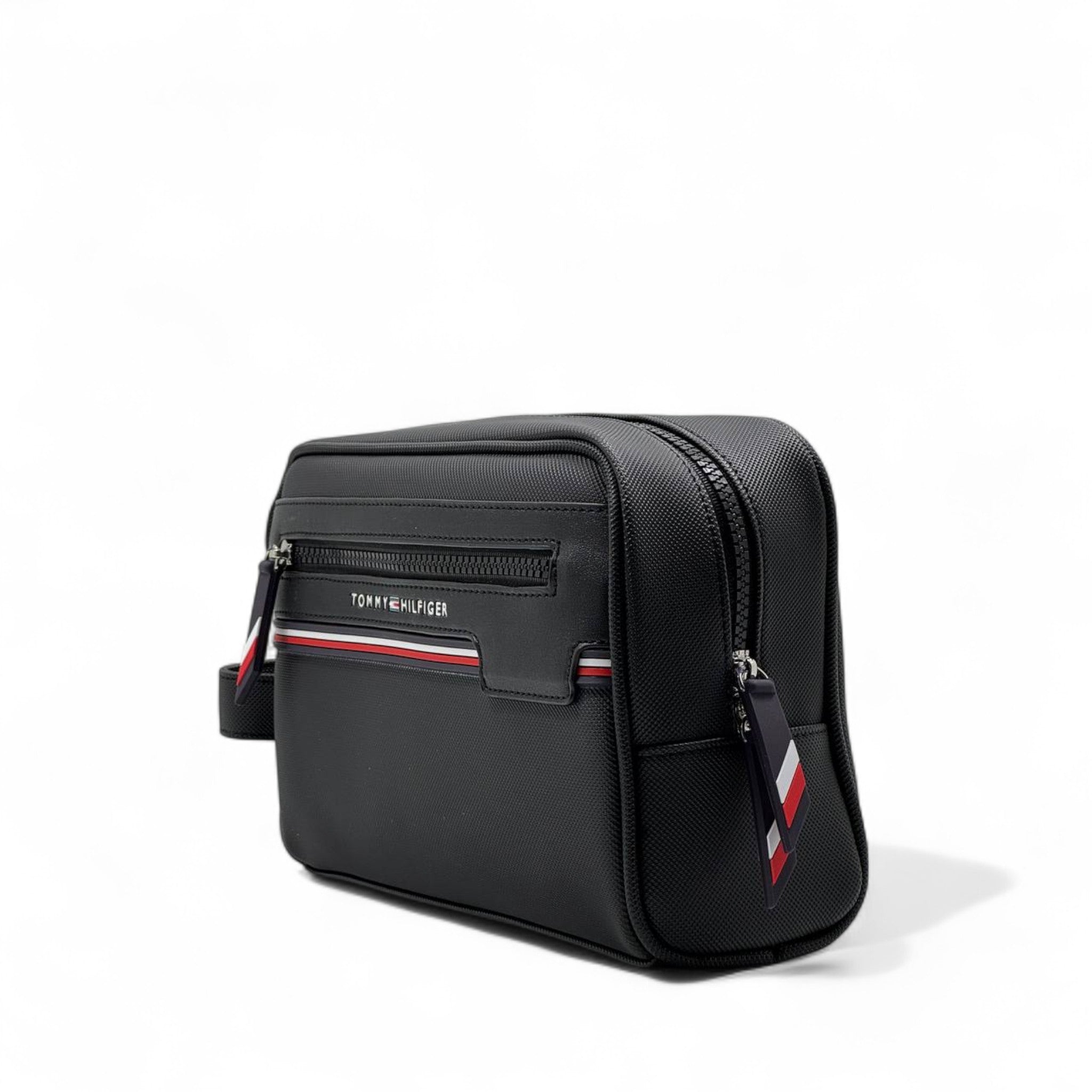 🖤 Tommy Hilfiger Modern Zip Pouch – Signature Flag Accent 🇺🇸