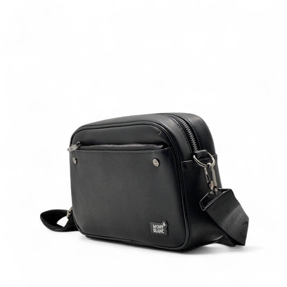 🖤 Montblanc Urban Crossbody Bag – Black Luxury for Everyday Moves 🖤