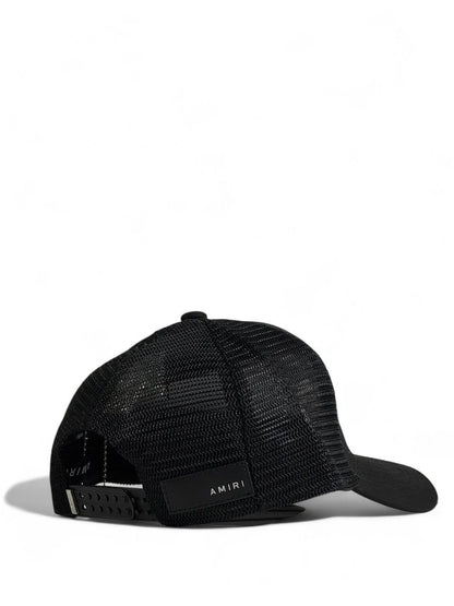 Amiri “Dreamers” Trucker Cap 🧢 – Black | LA Luxury Streetwear 🦅