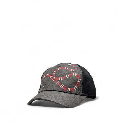 Gucci GG Black Snake Cap 🐍🖤 – Bold Venom Vibes