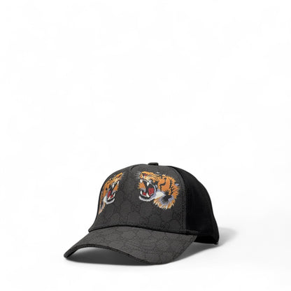 Gucci GG Black Tiger Cap 🐅🖤 – Power Meets Prestige