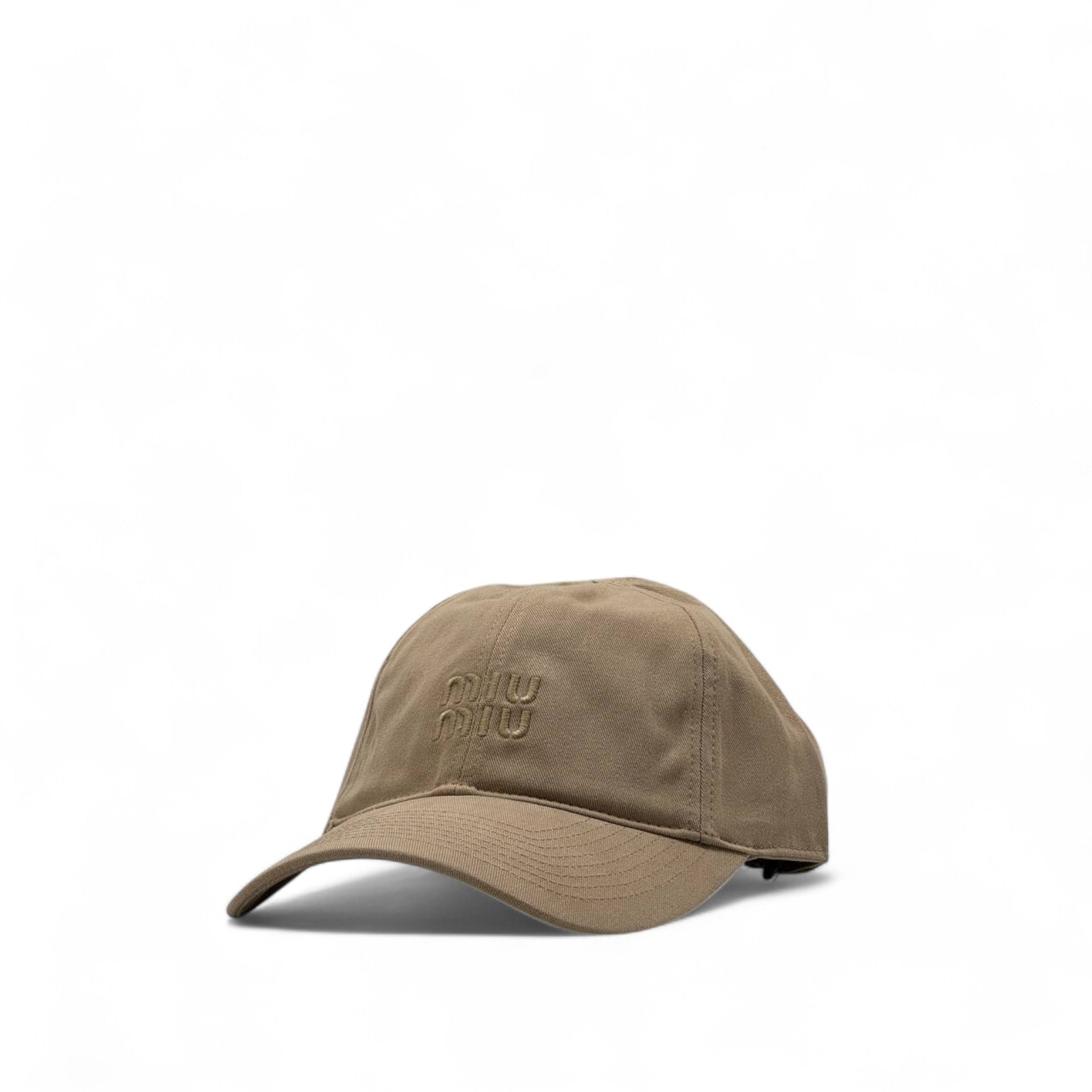 Miu Miu Beige Logo Cap 🧢🤎 – Effortless Minimal Luxe