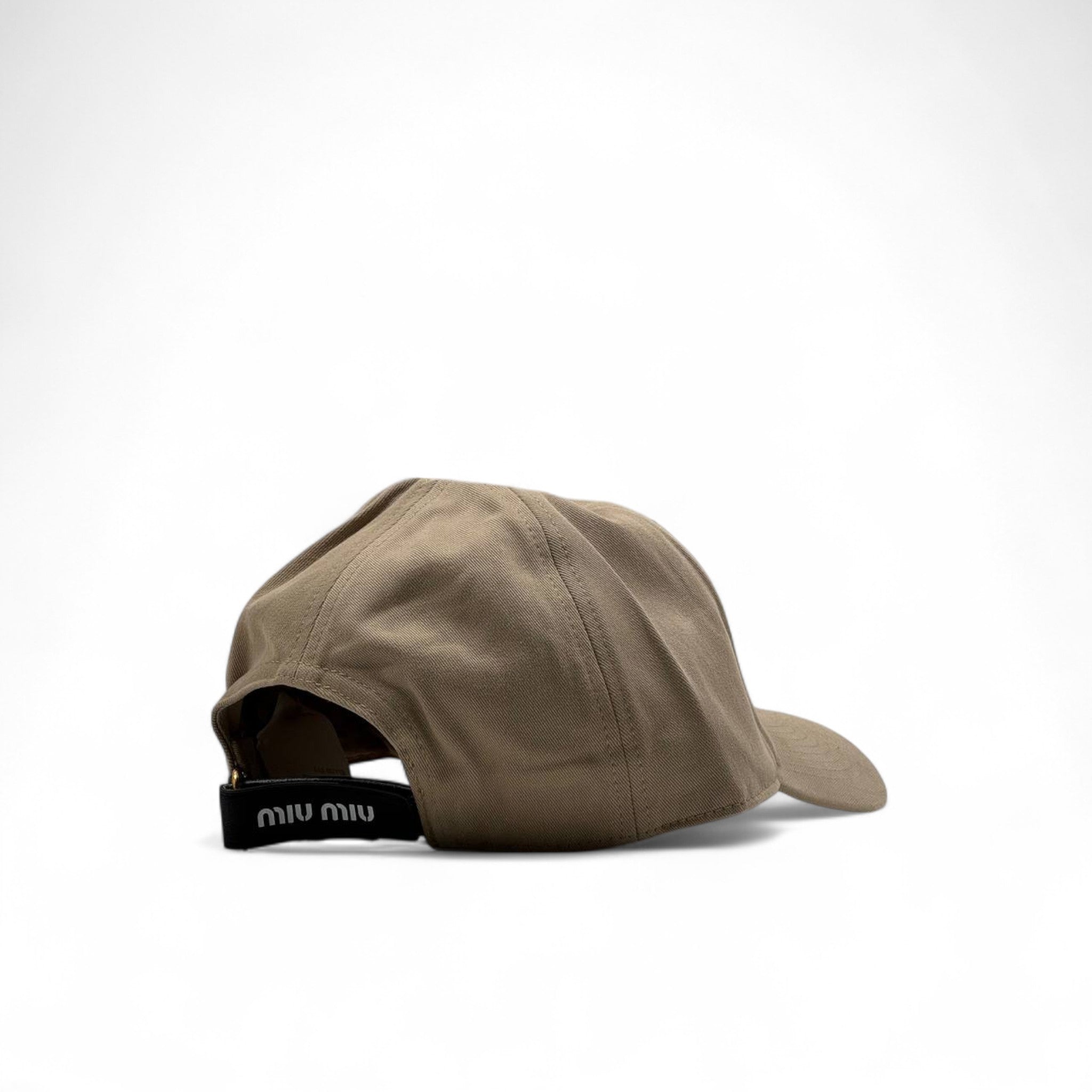 Miu Miu Beige Logo Cap 🧢🤎 – Effortless Minimal Luxe
