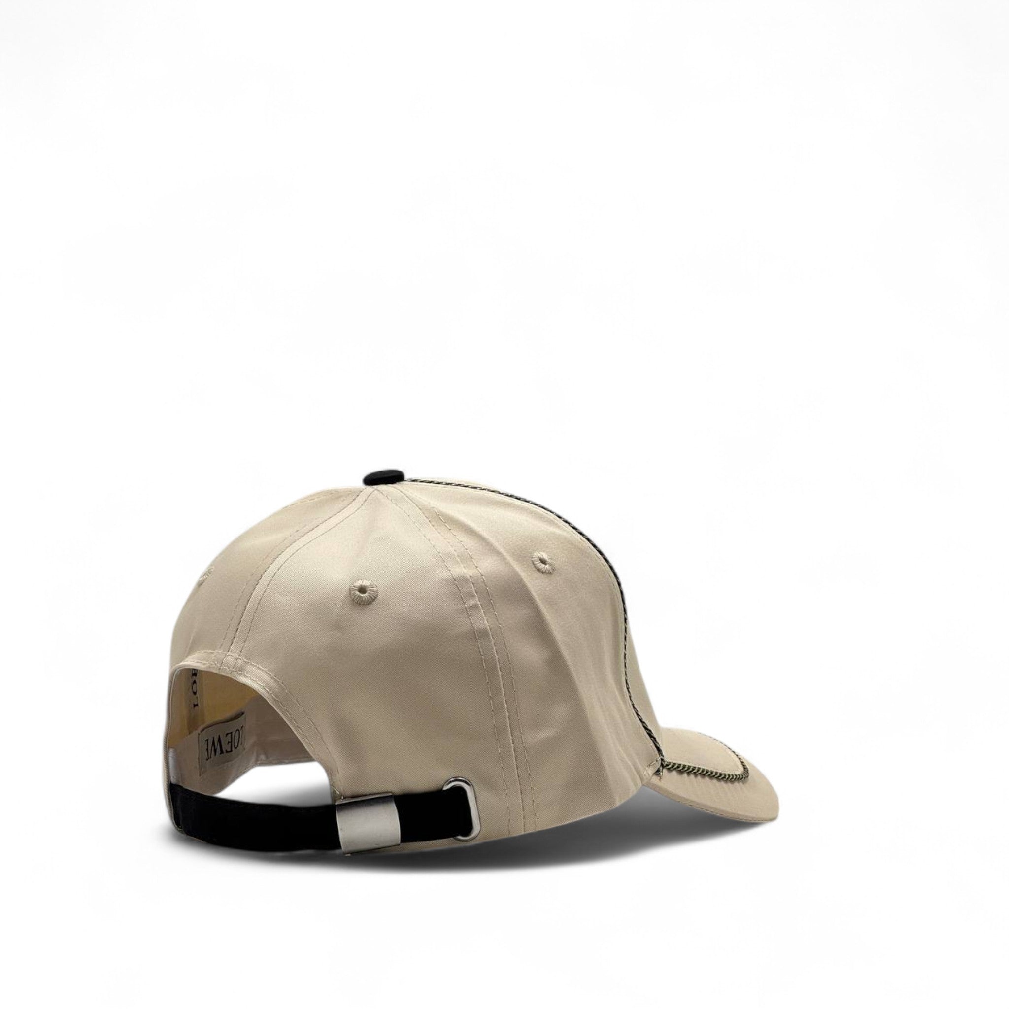Loewe Beige Cap 🧢 – Minimalist Luxury with Signature Logo