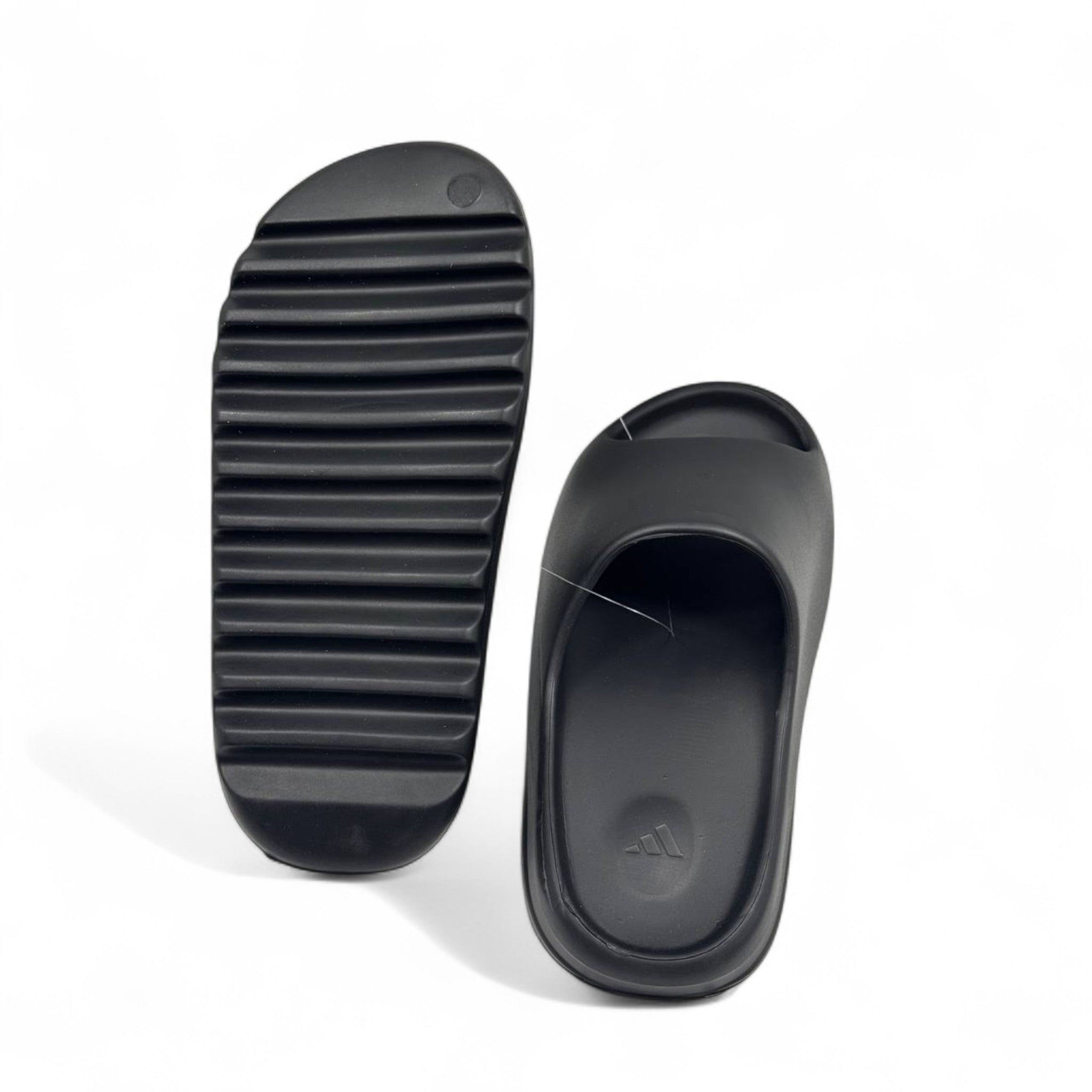 ⚫ Adidas Foam-Style Slides – Triple Black Comfort Slippers 🖤