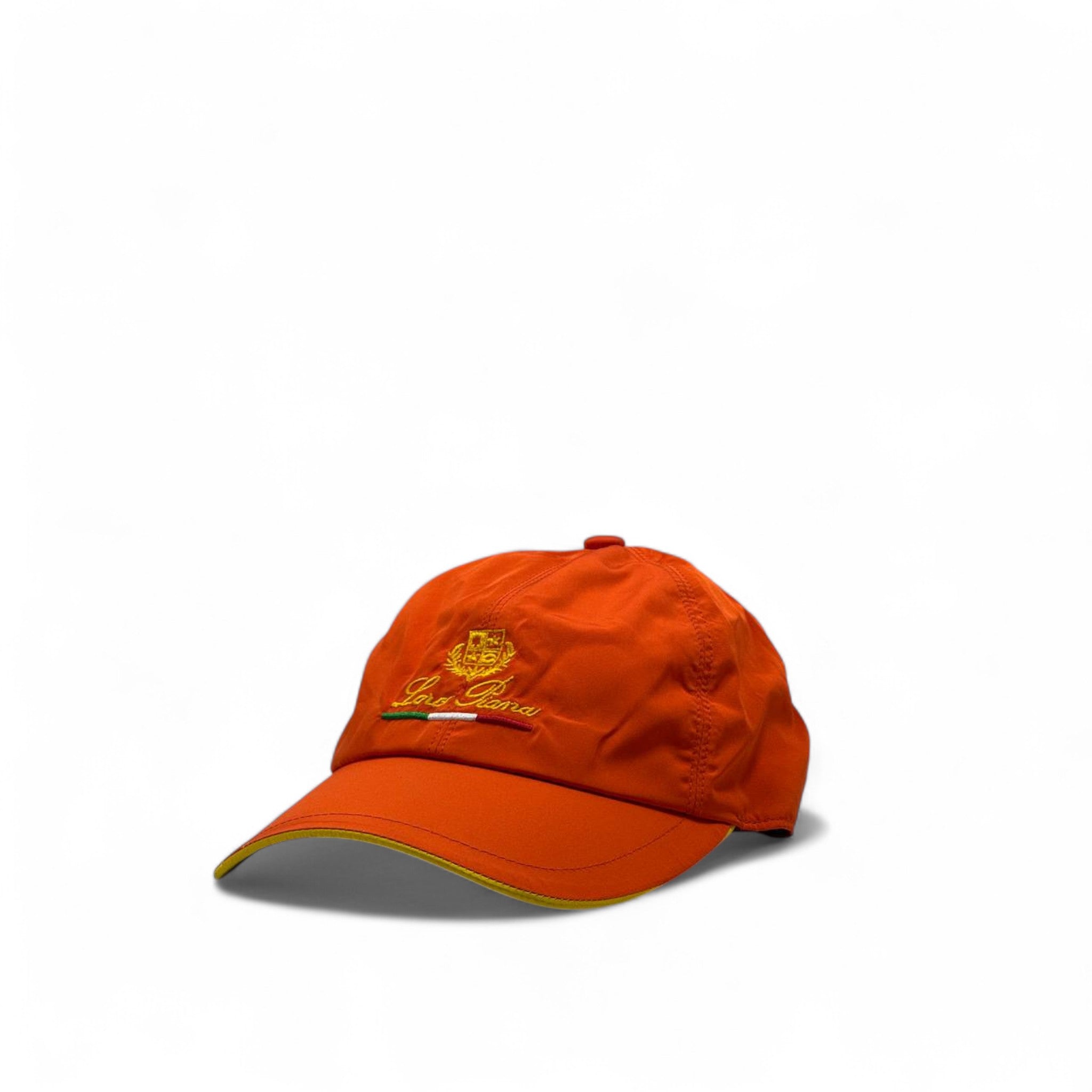 Loro Piana Orange Cap 🧡 – Bold Elegance with Italian Heritage