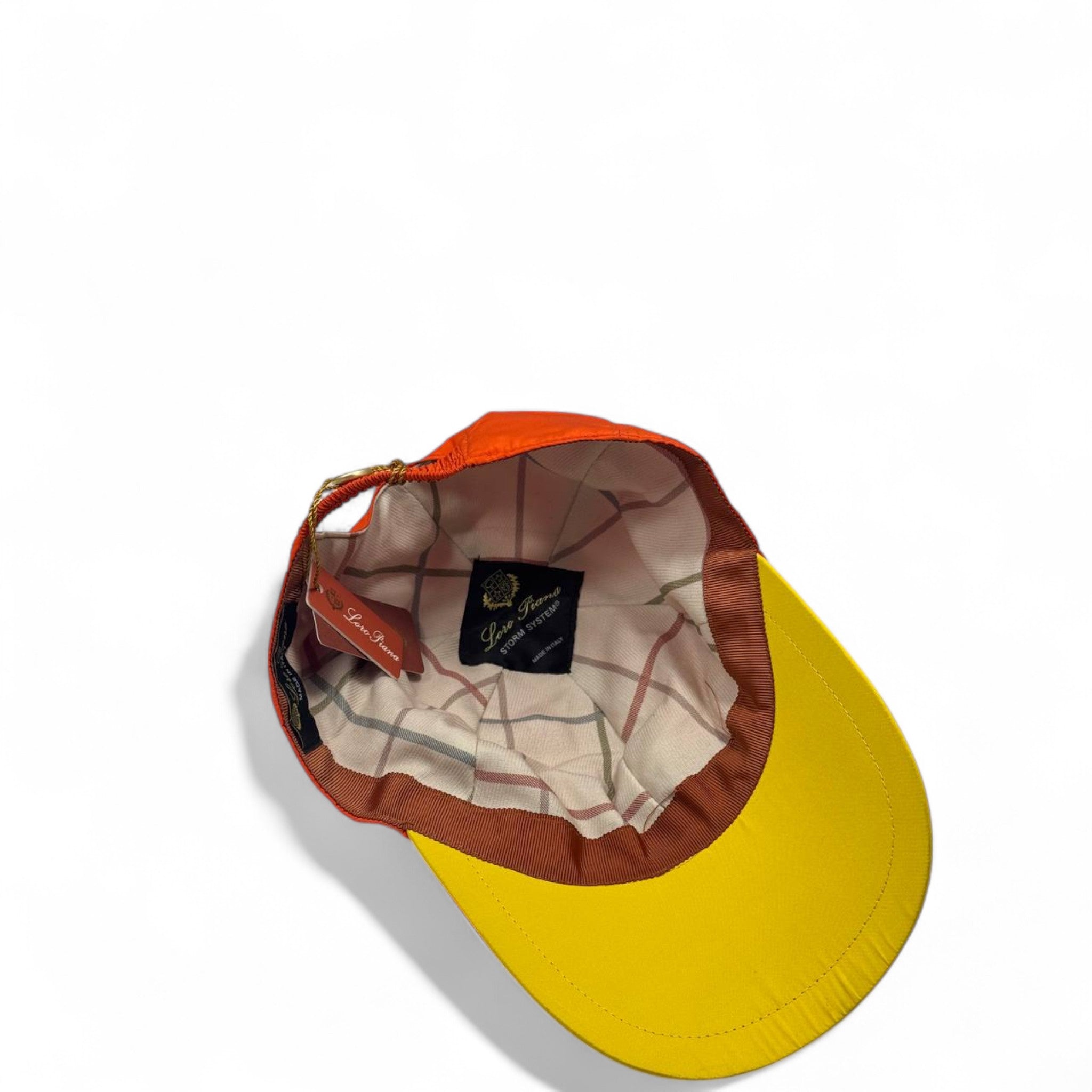 Loro Piana Orange Cap 🧡 – Bold Elegance with Italian Heritage