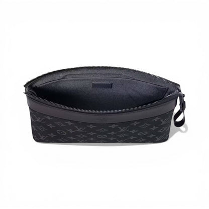 Louis Vuitton Black Monogram Wristlet Pouch Premium Edition 🖤👜✨