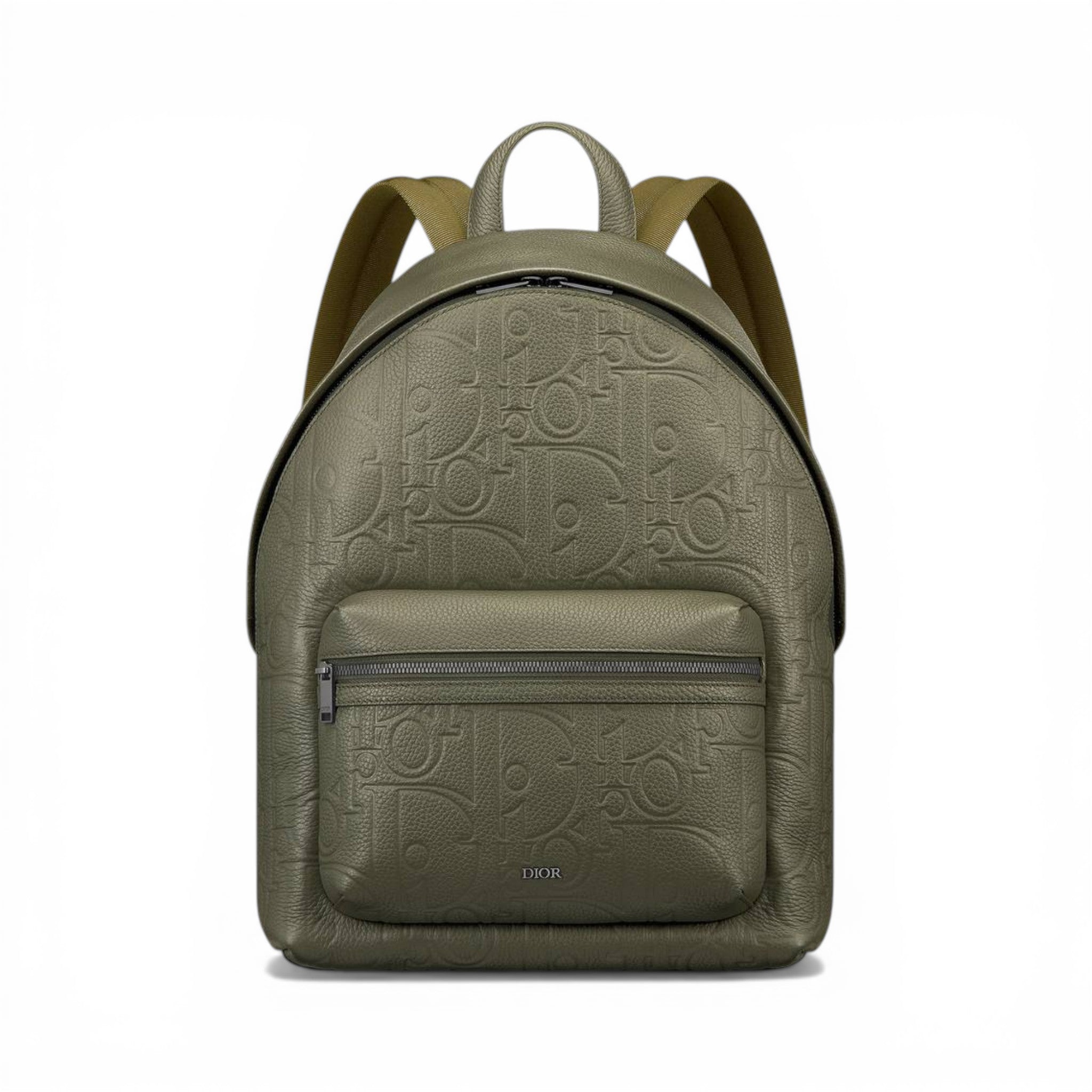 Dior Oblique Embossed Olive Luxury Backpack 🎒🫒✨
