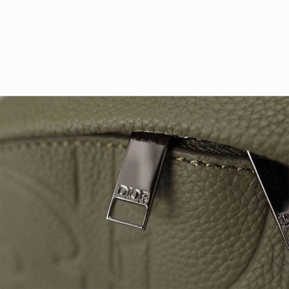 Dior Oblique Embossed Olive Luxury Backpack 🎒🫒✨